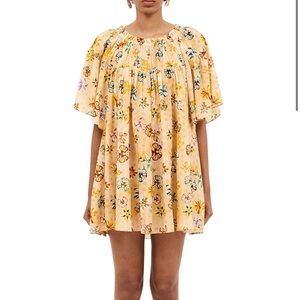 Ulla Johnson Gallia Cover Up in Daffodil